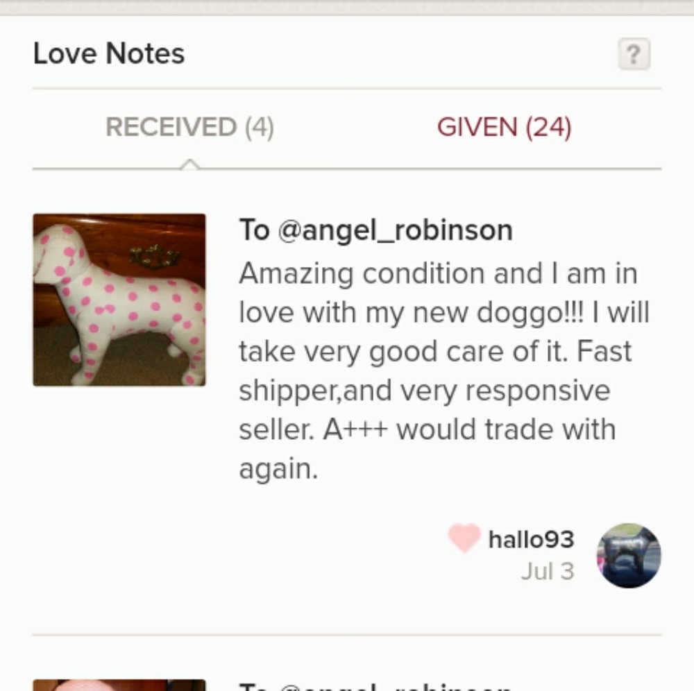 Trade feedback - Picture 4 of 4